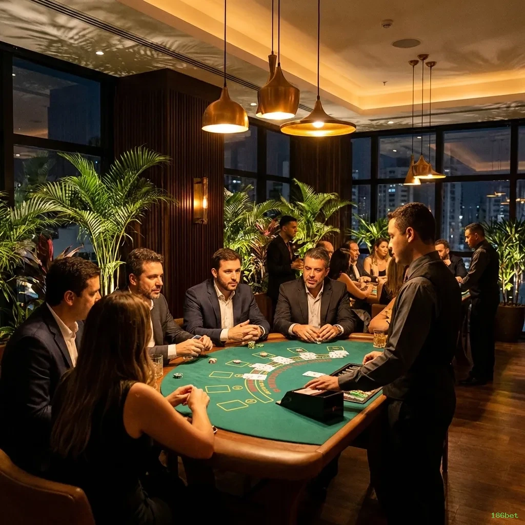 Cassino ao vivo 186bet dealers